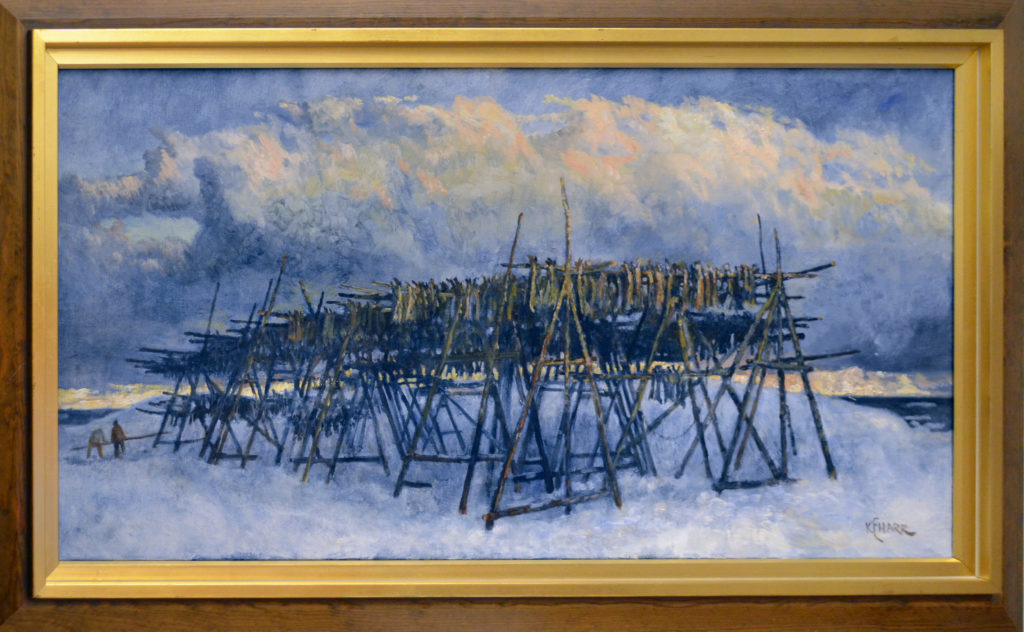 <em>Fiskehjell i mars</em>, Karl Erik Harr. Photographer: Ane Marte Ringstad / KORO