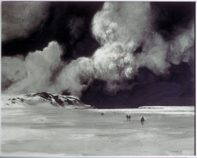 Mennekser i åpent landskap, Dagfinn Bakke. Fotograf: Ane Marte Ringstad / KORO