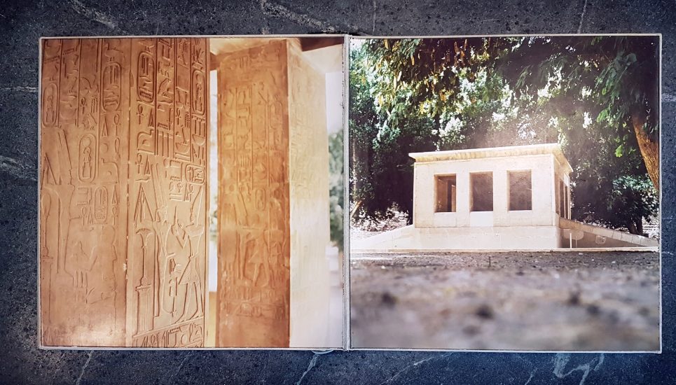 Farao Sesostris I’s tempel 2000 f.Kr, Karnak, Egypt (bok), Jenny-Marie Johnsen. Fotograf: Cathrine Wang / KORO