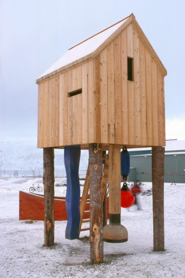 Båten, selen og huset (Huset), Gunnar Torvund, Kristine Brodersen. Fotograf: Arvid Sveen