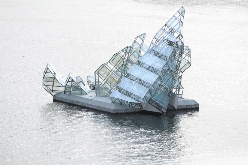 She lies, Monica Bonvicini. Fotograf: Werner Zellien
