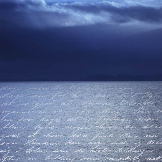 Åpent vann/Spor og tegn - Southern Cross/ British Antarctic Expedition 1898-1900, av Arvid Sveen. Fotograf: Arvid Sveen