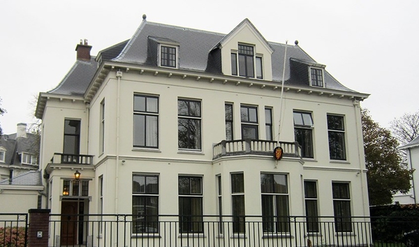 Den norske embetsboligen i Haag, Nederland. Fotograf: Statsbygg
