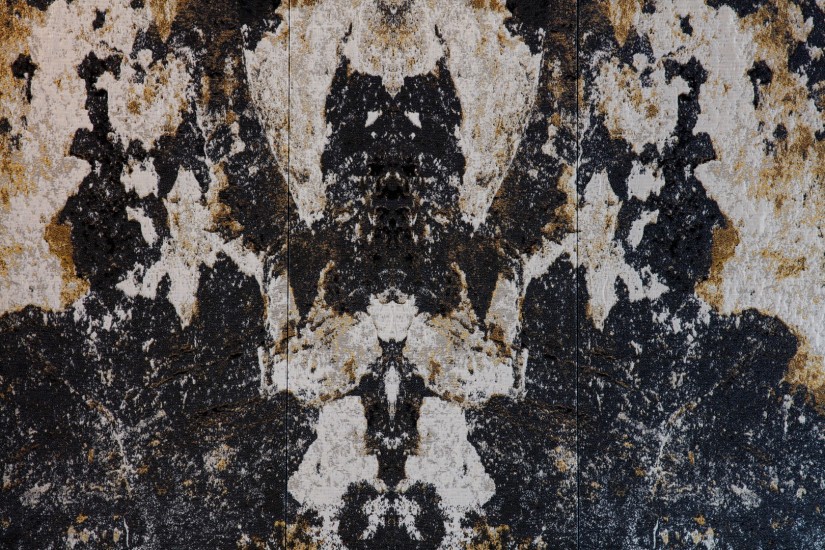 Ornament – kalkspat på mylonittisk gneis–60°23’45.96”N, 5°18’31.96”Ø, av Kari Dyrdal. Fotograf: Trond A. Isaksen