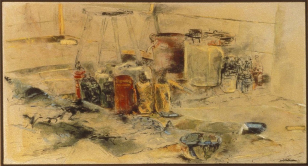 <em>I kunstnerens atelier</em>, Bente Tønnessen. Photographer: Jiri Havran (dup.storformat)