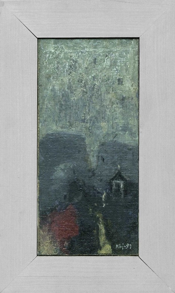 <em>Landskap med pagode</em>, Halvdan Ljøsne. Photographer: Jiri Havran (duplikat av storformat)