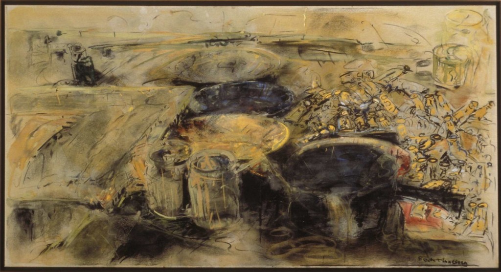 <em>I kunstnerens atelier</em>, Bente Tønnessen. Photographer: Jiri Havran (dup.storformat)