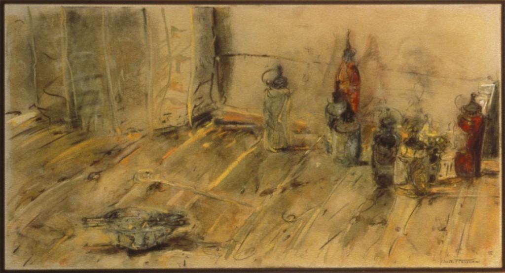 <em>I kunstnerens atelier</em>, Bente Tønnessen. Photographer: Jiri Havran (dup.storformat)