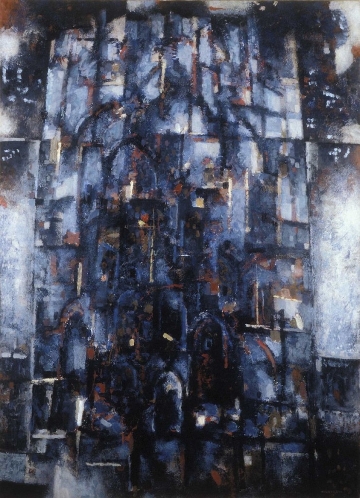 <em>Blå katedral</em>, Halvdan Ljøsne. Photographer: Svein Plukkerud.