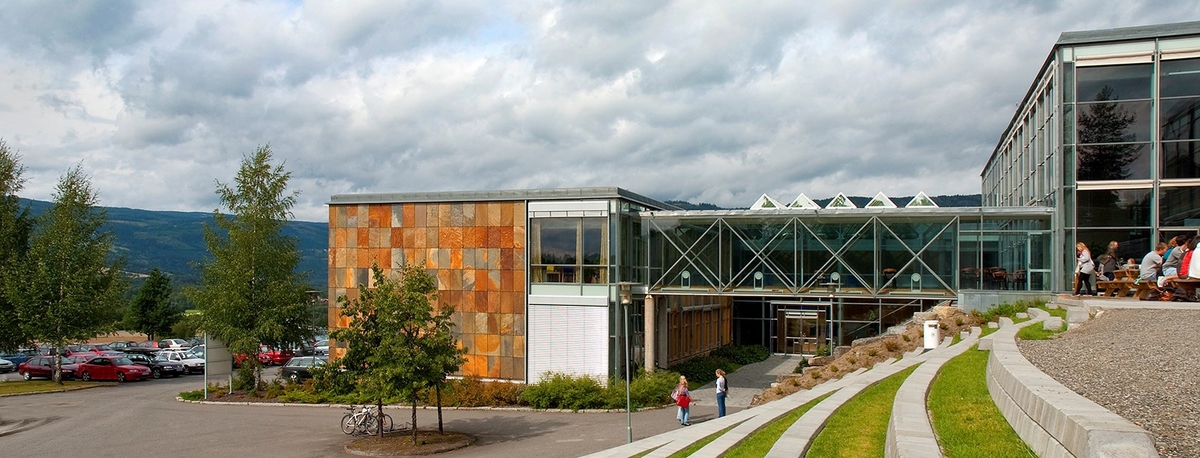 Høgskolen i Lillehammer, Oppland. Fotograf: Statsbygg
