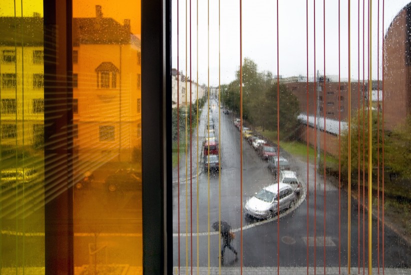 Merging colours in transit, Katrine Giæver. Fotograf: Vegard Kleven
