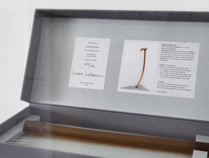 Untitled (Stick), Mona Hatoum. Fotograf: Brynhild Seim