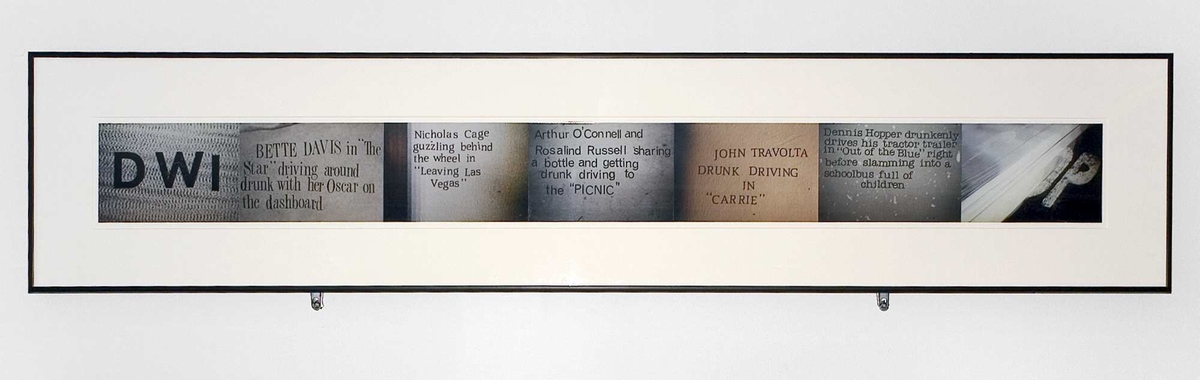 <em>DWI (Driving while Intoxicated)</em>, John Waters. Photographer: Jaro Hollan