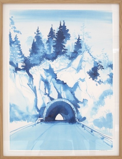 Tunnel (blå), Lars Korff Lofthus. Fotograf: Randi Thommessen
