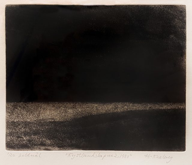 <em>Kystlandskap nr.2, 1980</em>, Helge Kvaleng. Photographer: KORO