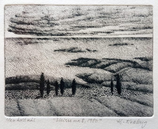 <em>Skisse nr.8, 1980</em>, Helge Kvaleng. Photographer: KORO