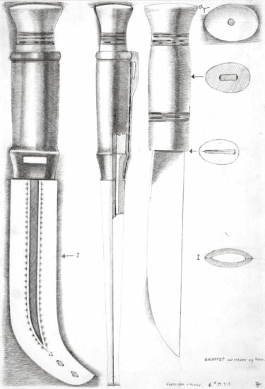 <em>Karasjok-kniv</em>, Iver Jåks. Photographer: Bjørn-Kåre Iversen