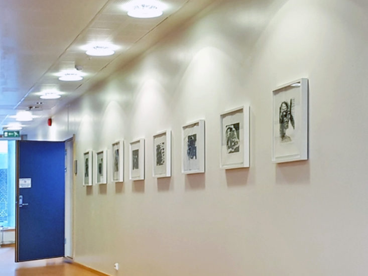 <em>Oversikt over serien Heads from Balance</em>, Per Inge Bjørlo. Photographer: Larissa Acharya / UiT