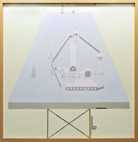 Modellbord – Etter snøfall, Leonard Rickhard. Fotograf: Werner Zellien