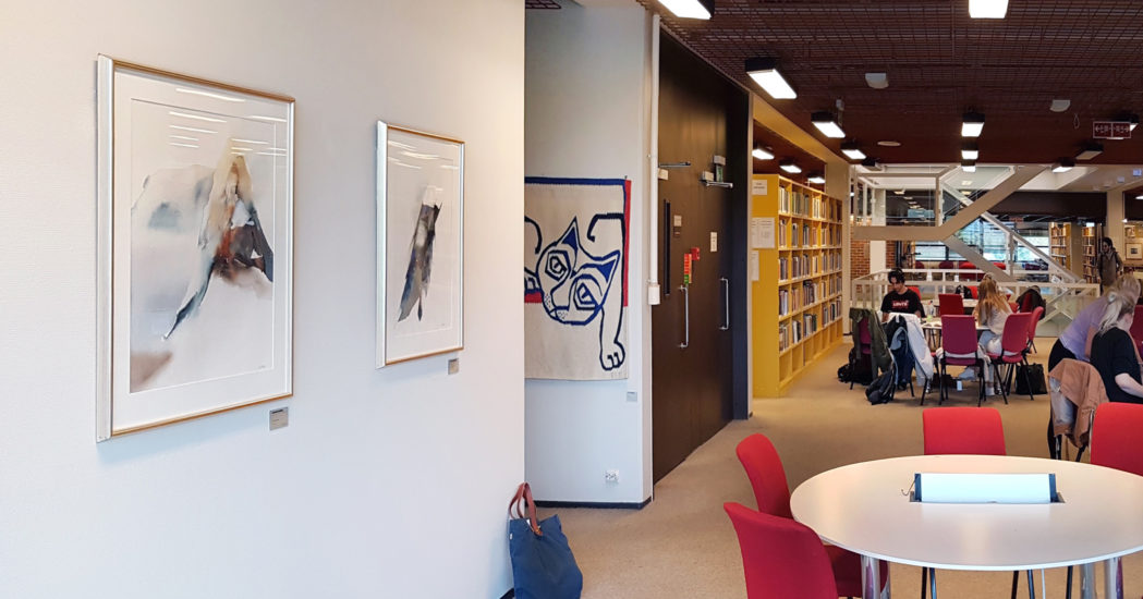 <em>Lysnatt, Galaksene innover og Katten og den første snøen</em>, Gro Folkan, Ellen Rittun. Photographer: Cathrine Wang / KORO