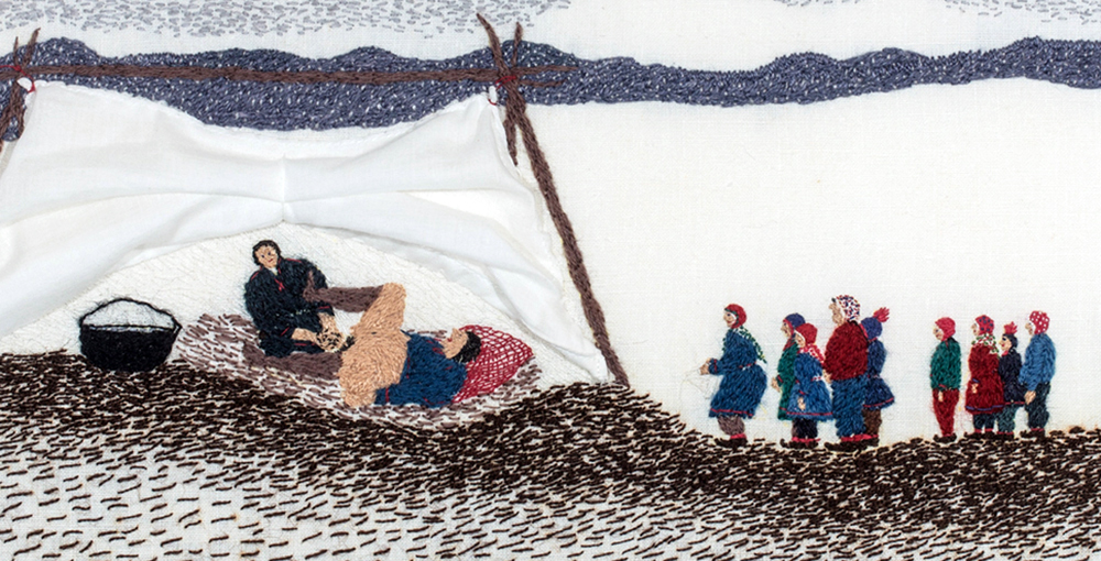 <em>giving birth</em>, Britta Marakatt-Labba. Photographer: Kjell Ove Storvik