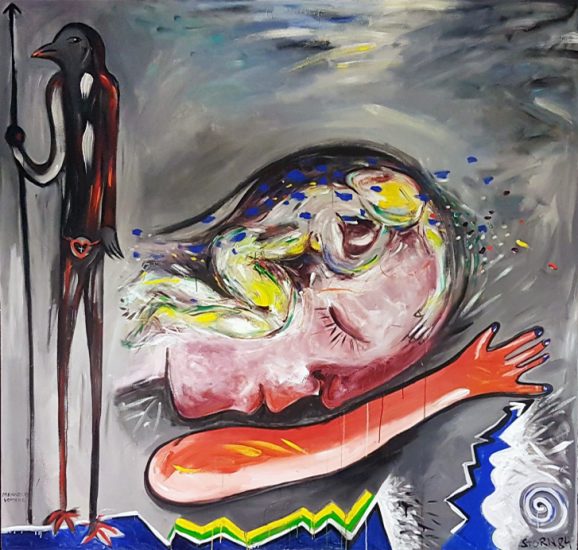 <em>(Menneskets voktere)</em>, Willibald Storn. Photographer: Cathrine Wang / KORO