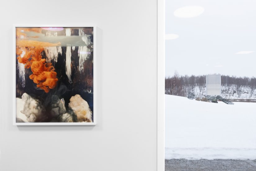 Composition in Orange and Black, The Ice Cave, Per Christian Brown. Fotograf: Werner Zellien