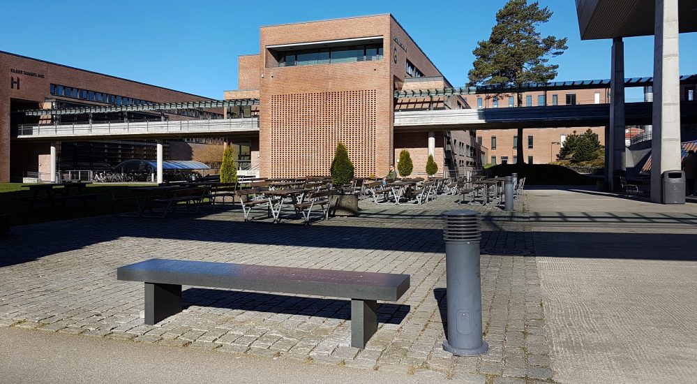 <em>(tekster på utendørs benker)</em>, Jenny Holzer. Photographer: Cathrine Wang / KORO
