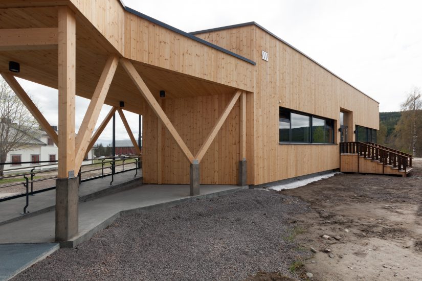 Høgskolen i Innlandet, Campus Evenstad i Hedmark. Fotograf: Werner Zellien