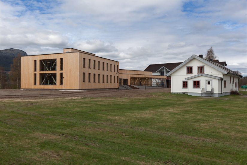 Høgskolen i Innlandet, Campus Evenstad i Hedmark. Fotograf: Werner Zellien