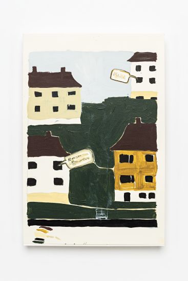 <em>Caroline Kierulf</em>, akrylmaling og blyant på papir, 2011. Photographer: Vegard Kleven