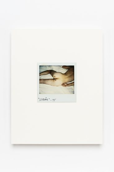 <em>Andrea Lange</em>, polaroid, 1995. Photographer: Vegard Kleven
