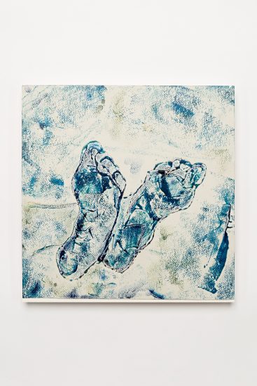 <em>Kwestan Jamal Bawan</em>, oljemaling på kartong, 2003. Photographer: Vegard Kleven