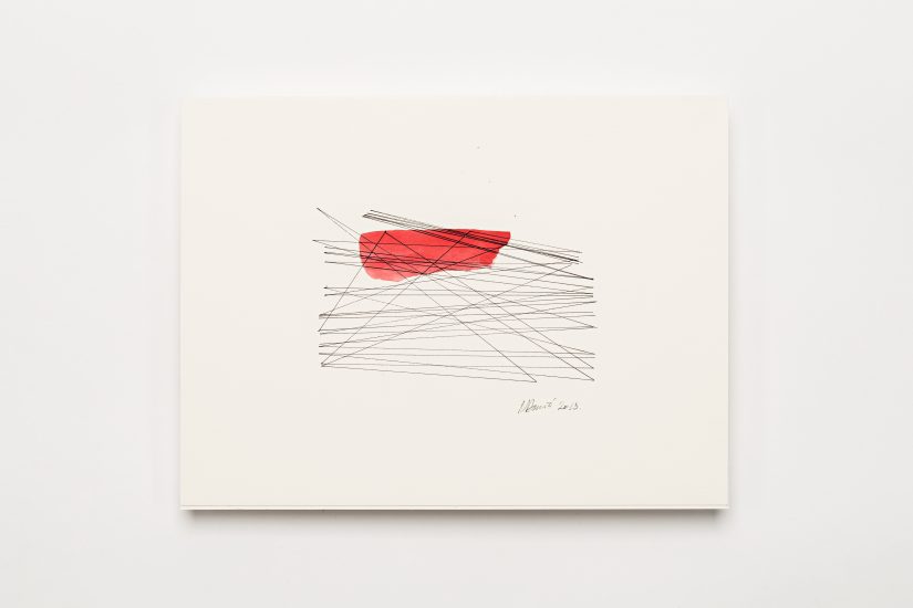 <em>Nevena Dokic</em>, filttusj og akvarell på papir, 2016. Photographer: Vegard Kleven