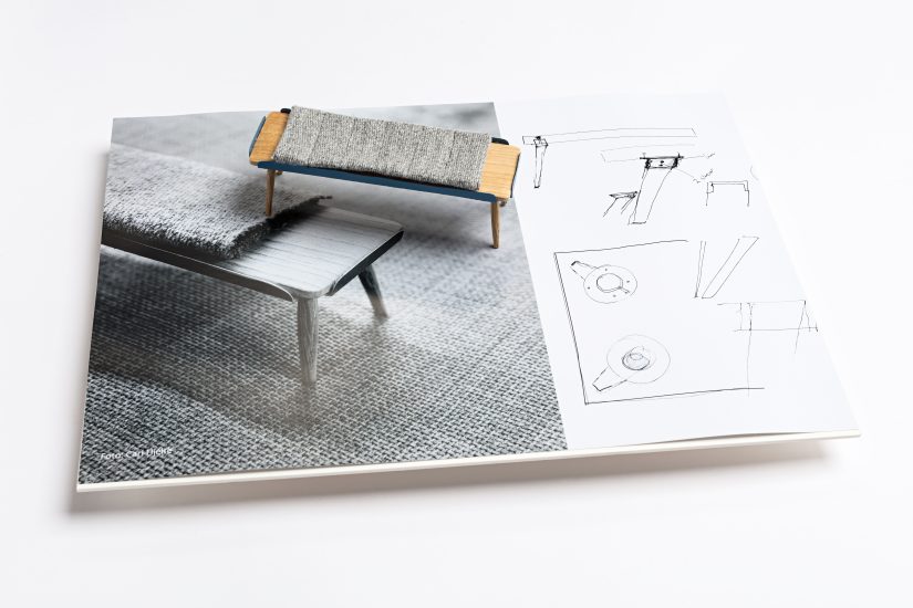 <em>Tuva Rivedal Tjugen</em>, foto og håndskisse på papir, tre og tekstil, 2015. Photographer: Vegard Kleven