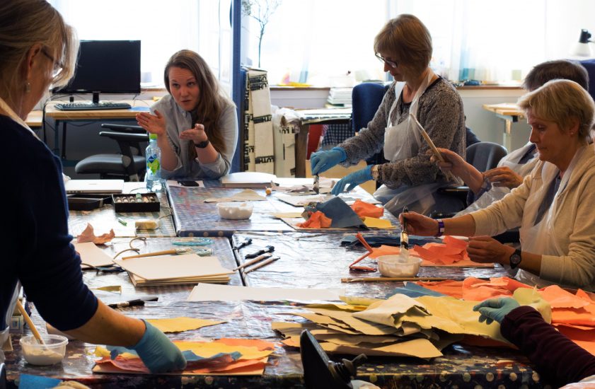 Workshop, med Ann Iren Buan. Fotograf: Kirsten Randers-Pherson