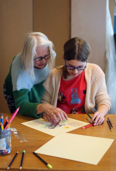 <em>Workshop</em>, med Anne Rolfsen. Photographer: Eirin Støen