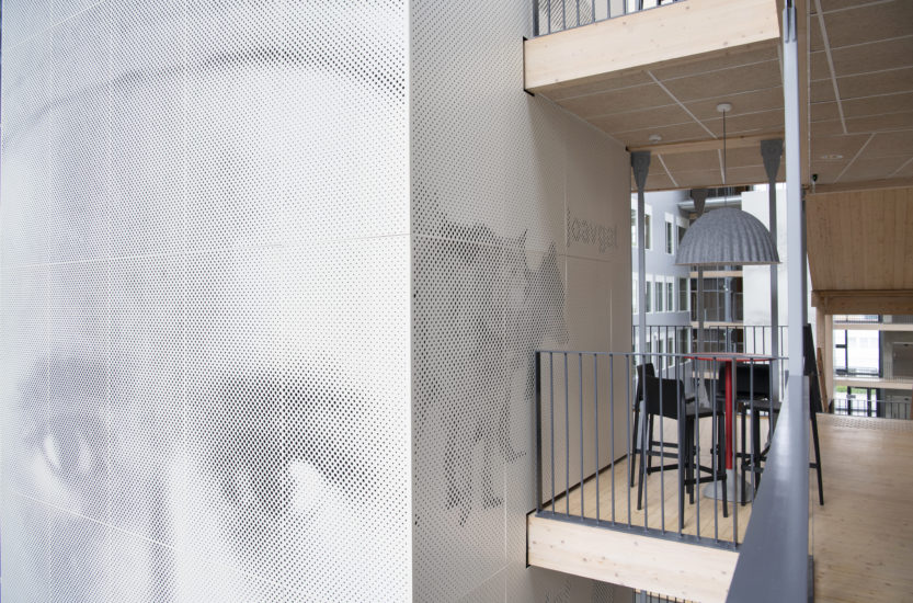 Detalj av søyle, Anne-Karin Furunes. Fotograf: Ingun Alette Mæhlum