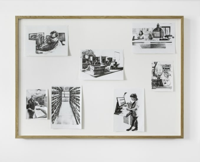 <em>Tegninger fra Kartverket</em>, Esther Maria Bjørneboe. Photographer: Brynhild Seim