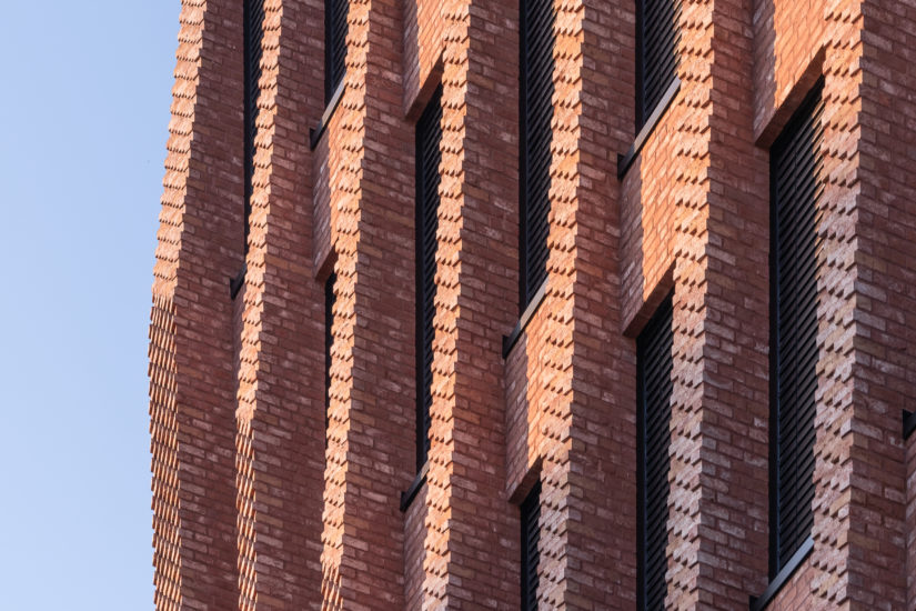 Detalj fasade, Domus Juridica, Mad arkitekter. Fotograf: Kyrre Sundal