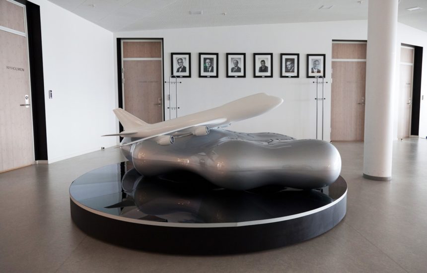 <em>Untitled ( skyscape / a B-747 conversation )</em>, Børre Sæthre. Photographer: Ole John Aandal