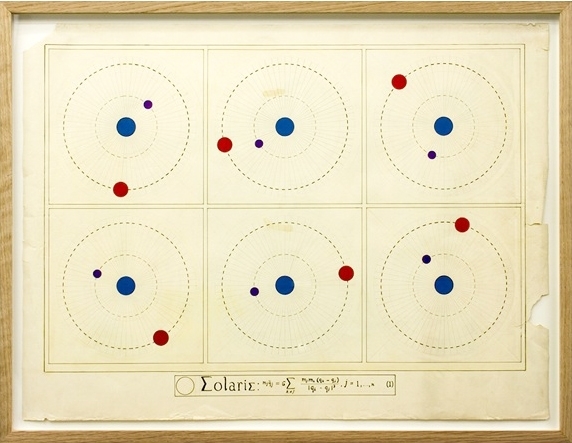<em>Solaris (n-body Problem Diagram)</em>, Bjørn Bjarre. Photographer: Randi Thommesen