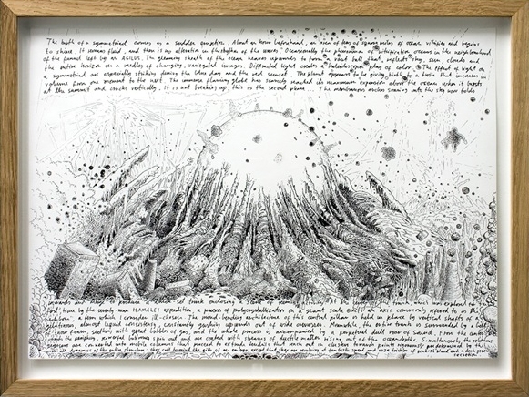 <em>Solaris (Stream of Consciousness Drawings no.3)</em>, Bjørn Bjarre. Photographer: Randi Thommesen
