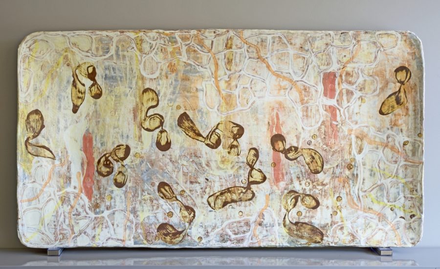 <em>Øvelse med kinesisk pensel I / Exercise with Chinese Brush I</em>, Marit Tingleff. Photographer: Jiri Havran
