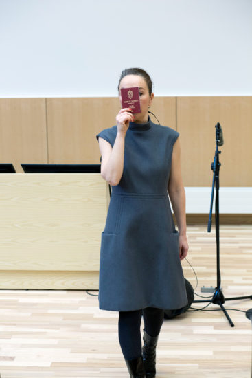 ACT overrekkelsestale på åpningen av Juridisk fakultet 16/1 2020, Marianne Heier. Fotograf: Kristine Jakobsen
