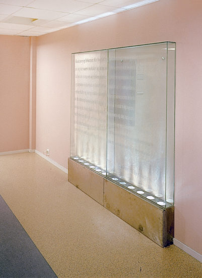 Uten tittel (blå), Michael O'Donnell. Fotograf: Jaro Hollan