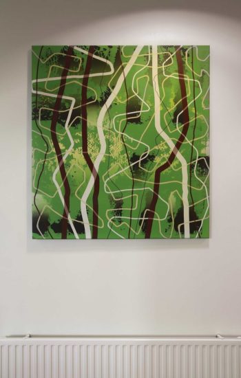 From Above (green & yellow), Marius Martinussen. Fotograf: Werner Zellien