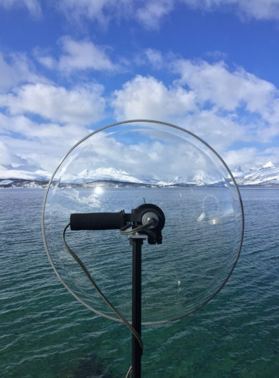 <em>Lydopptak, Tromsø Sonarium - 69°39'07'N 018°57'12'Ø</em>, Alexander Rishaug. Photographer: Alexander Rishaug