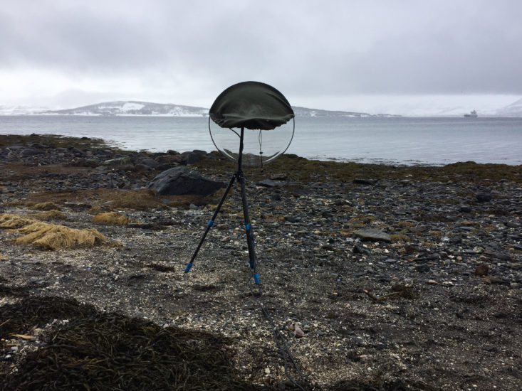<em>Lydopptak, Tromsø Sonarium - 69°39'07'N 018°57'12'Ø</em>, Alexander Rishaug. Photographer: Alexander Rishaug