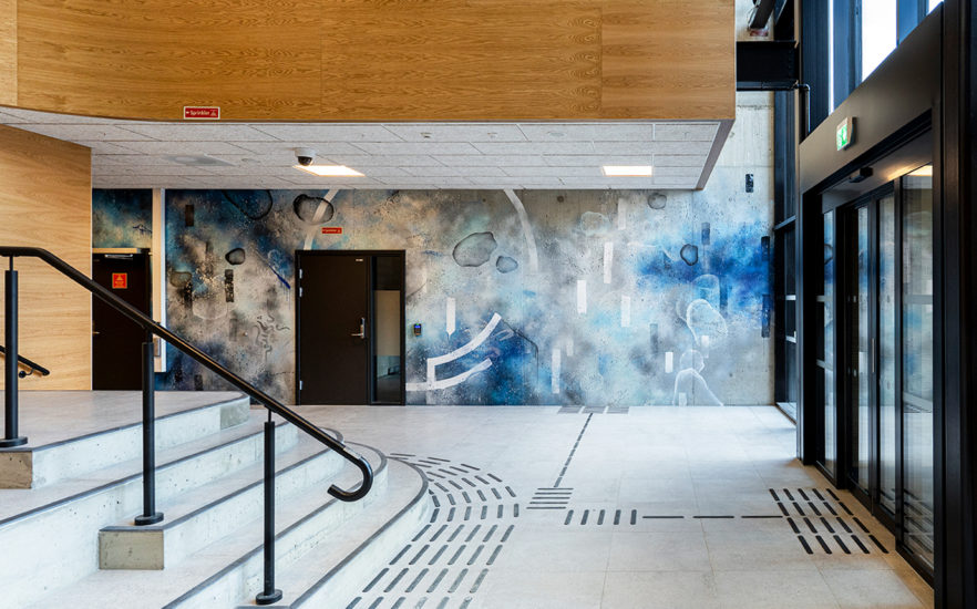 <em>Veggmaleri</em>, Tegson. Photographer: Åsne Kummeneje Mellem